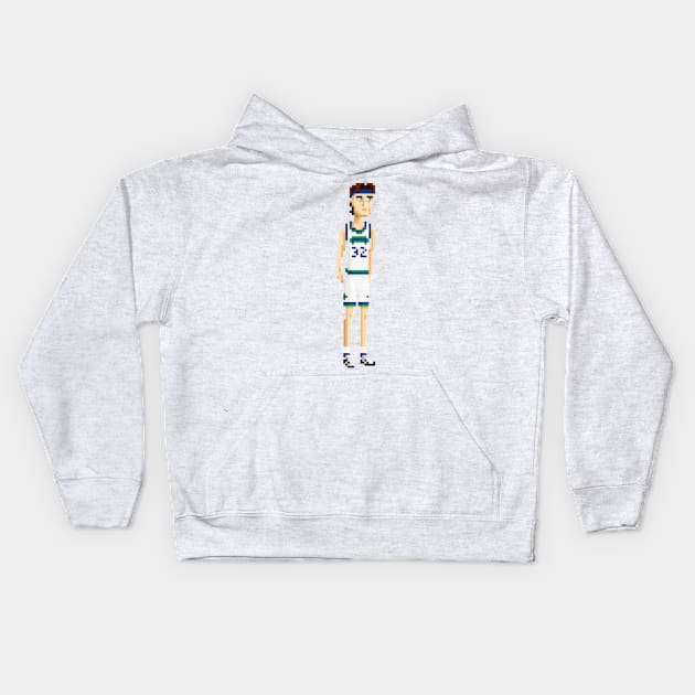 Christian Laettner Kids Hoodie by PixelFaces